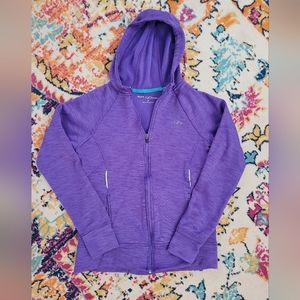 Purple fleece lined hoodie